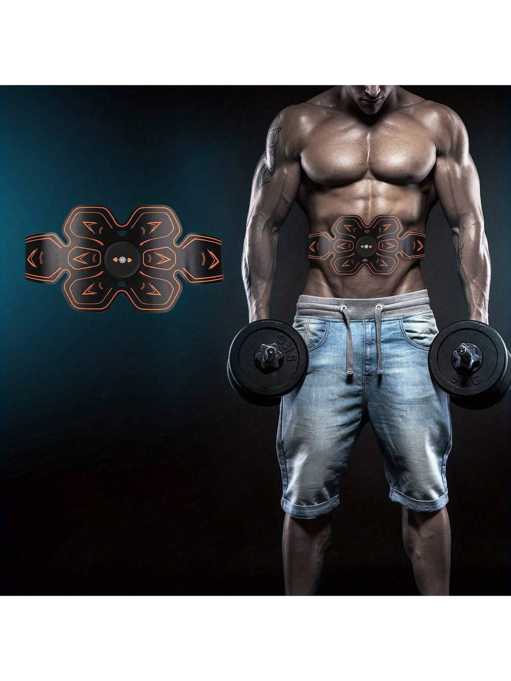 JAMova  Fitness Belt, Abdominal Belt Abdominal Massager Training Muscle Abdominal Massager Lazy Belt Abdominal Equipment Sports Fitness Equipment