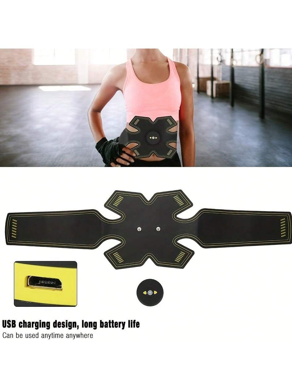 JAMova  Fitness Belt, Abdominal Belt Abdominal Massager Training Muscle Abdominal Massager Lazy Belt Abdominal Equipment Sports Fitness Equipment