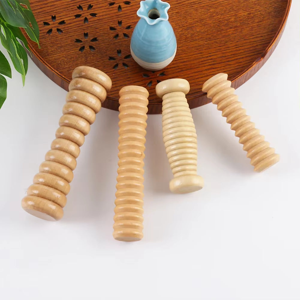 JAMova Foot Massage Relieve Stress Wood Foot Massage Roller for Plantar Fasciitis Relief Deep Tissue Massage Tool Stress Relief