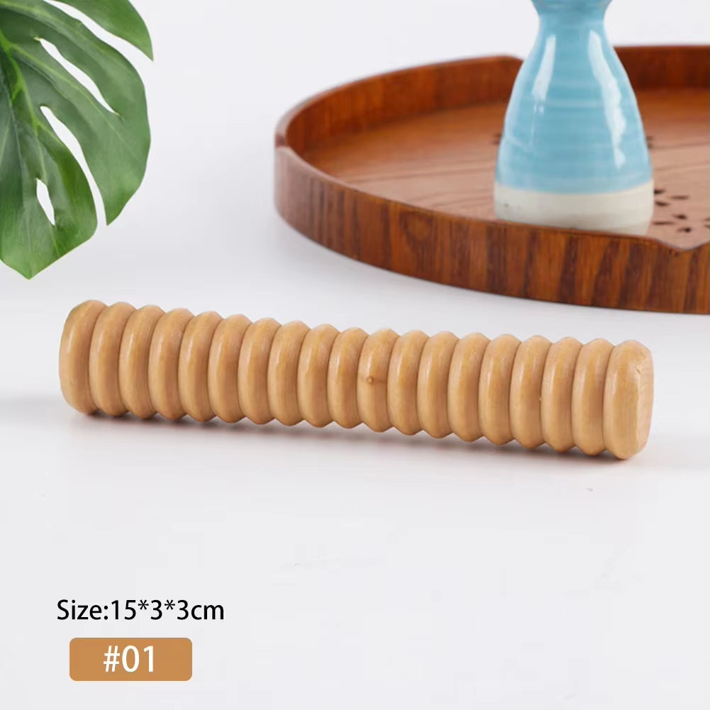 JAMova Foot Massage Relieve Stress Wood Foot Massage Roller for Plantar Fasciitis Relief Deep Tissue Massage Tool Stress Relief
