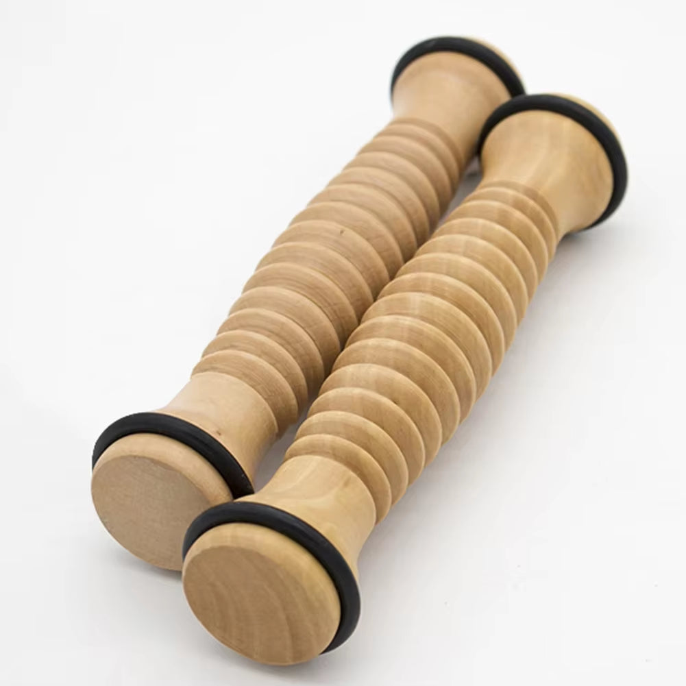 JAMova Foot Massage Relieve Stress Wood Foot Massage Roller for Plantar Fasciitis Relief Deep Tissue Massage Tool Stress Relief