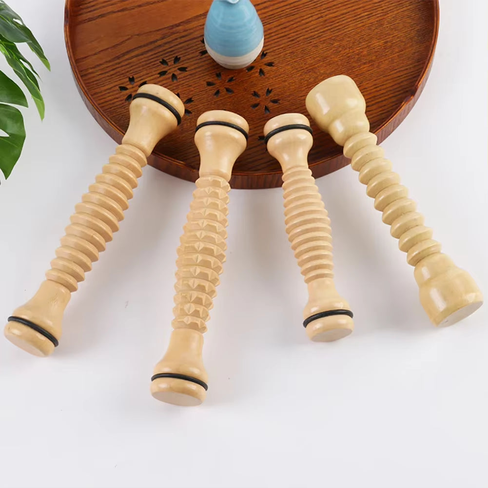 JAMova Foot Massage Relieve Stress Wood Foot Massage Roller for Plantar Fasciitis Relief Deep Tissue Massage Tool Stress Relief