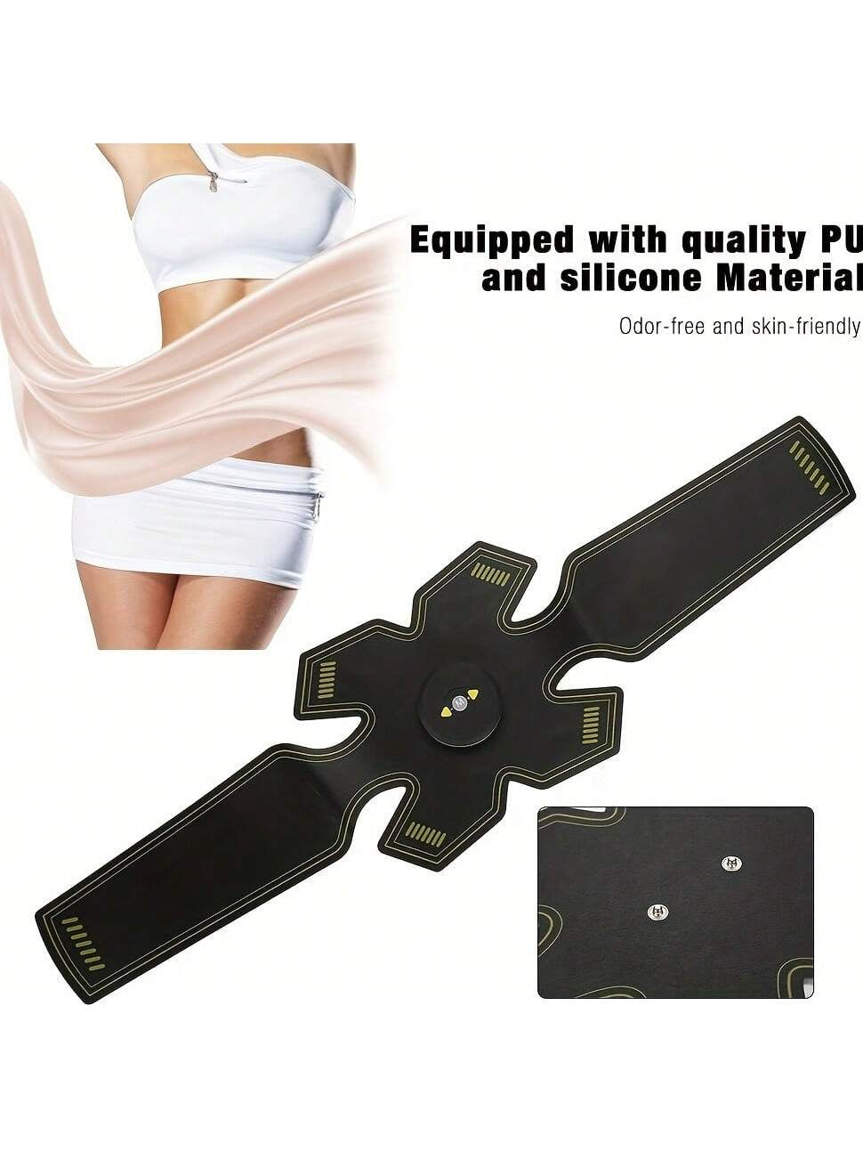 JAMova  Fitness Belt, Abdominal Belt Abdominal Massager Training Muscle Abdominal Massager Lazy Belt Abdominal Equipment Sports Fitness Equipment