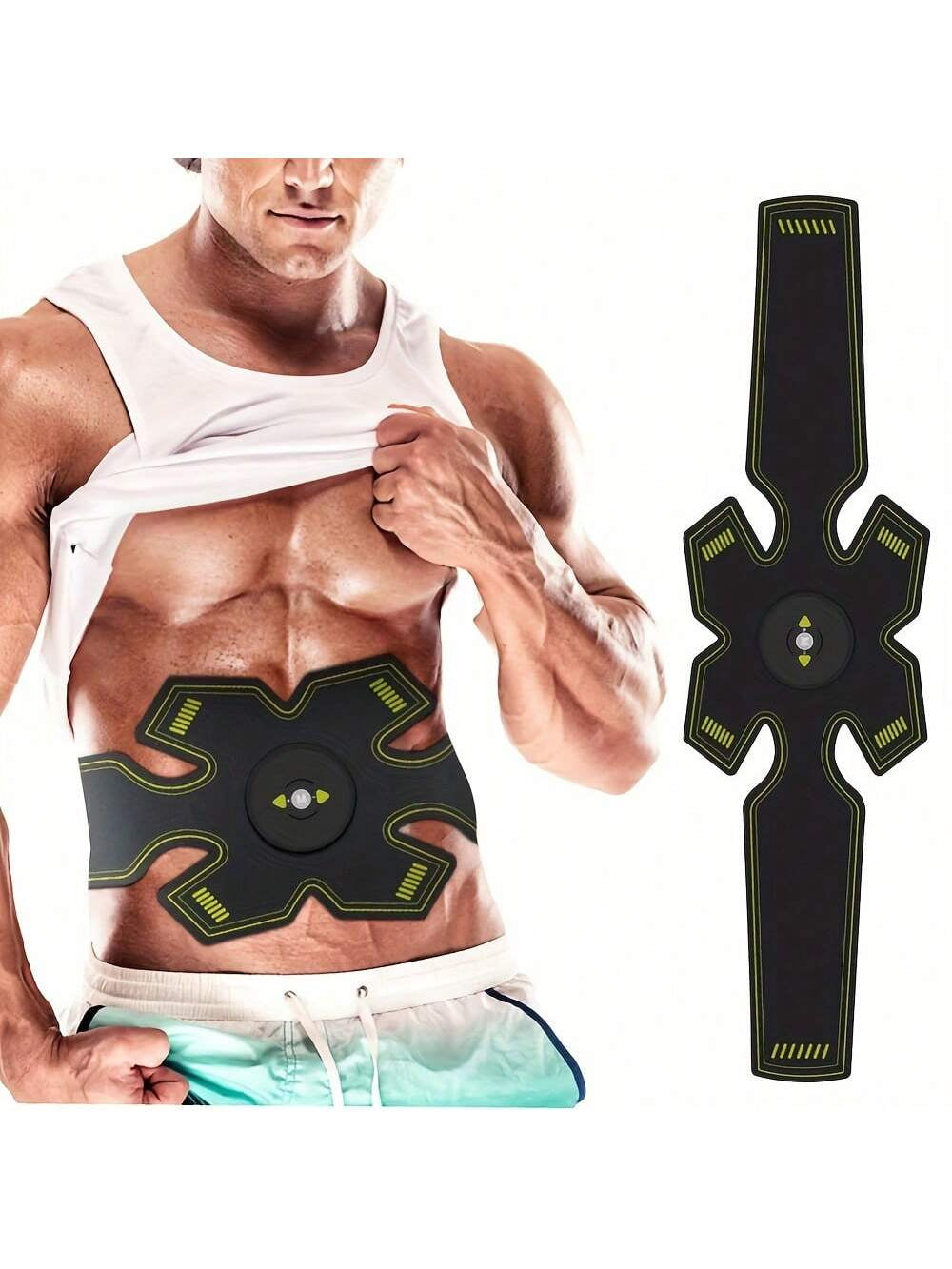JAMova  Fitness Belt, Abdominal Belt Abdominal Massager Training Muscle Abdominal Massager Lazy Belt Abdominal Equipment Sports Fitness Equipment