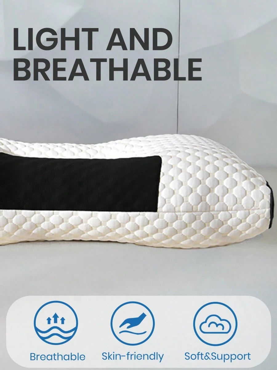 JAMova 1Pcs Pillows, Bedding, Soft and Comfortable Pillows for Bed, Christmas Decorations, Help Sleep, Honeycomb Shape Massage Pillows, Dorm Room Essentials College, Halloween Decor, Halloween Gift, Washable Pillows Core