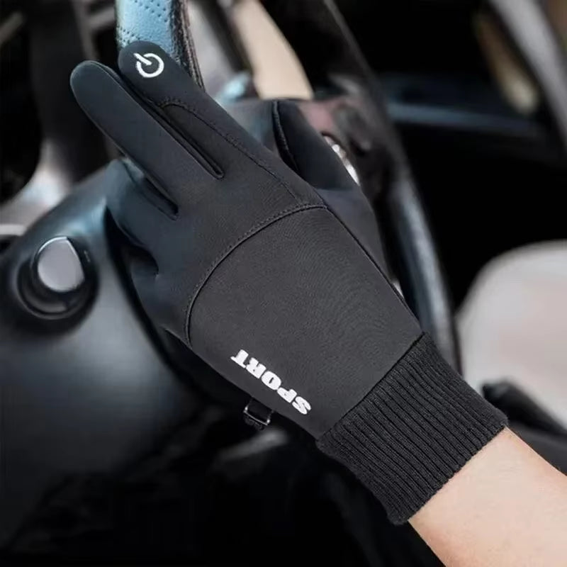 JAMova Gloves Guantes Winter Warm Full Fingers Heated Gloves Waterproof Heating Hand Moto Ski Touch Screen Fleece Gloves